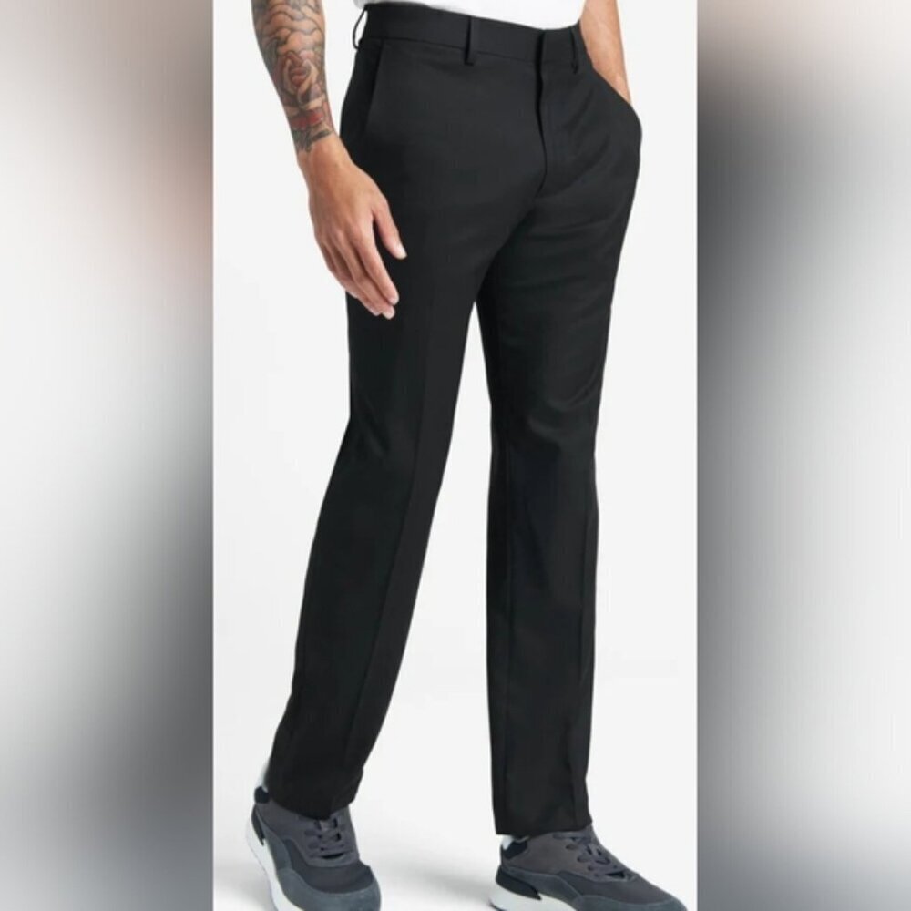 Kenneth Cole Techni Cole Chino Black Pants.